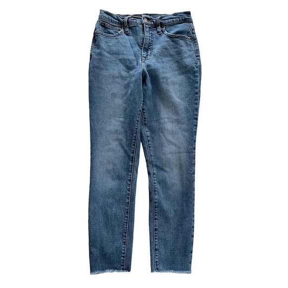 J CREW Womens Sz 26 10" High-Rise Skinny Raw Hem Jeans - Picture 2 of 12